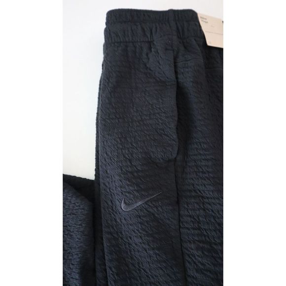 Nike DV9885 010 Men's Sz Medium Black Dri-Fit Yoga Training Pants $95 - Picture 5 of 13